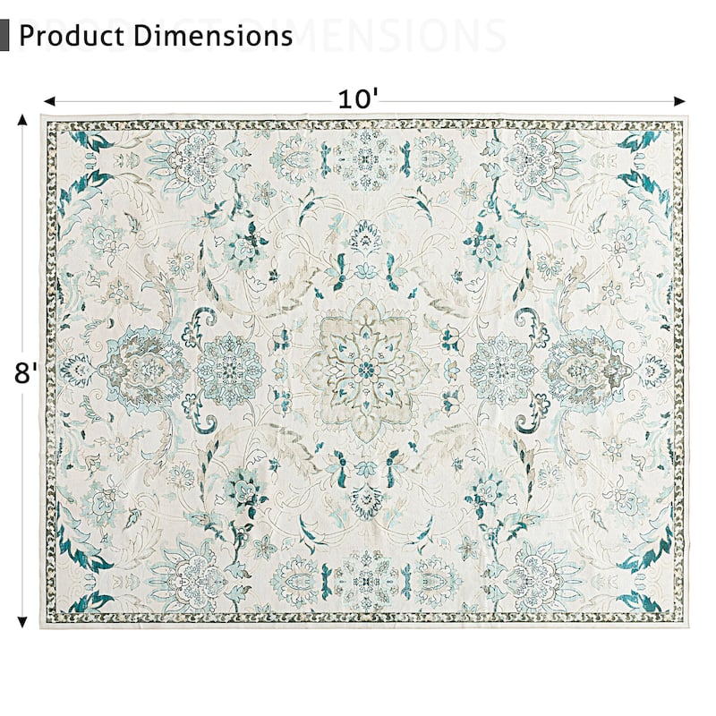 Adirondack Dakota Rustic Shabby Chic Distressed Area Rug