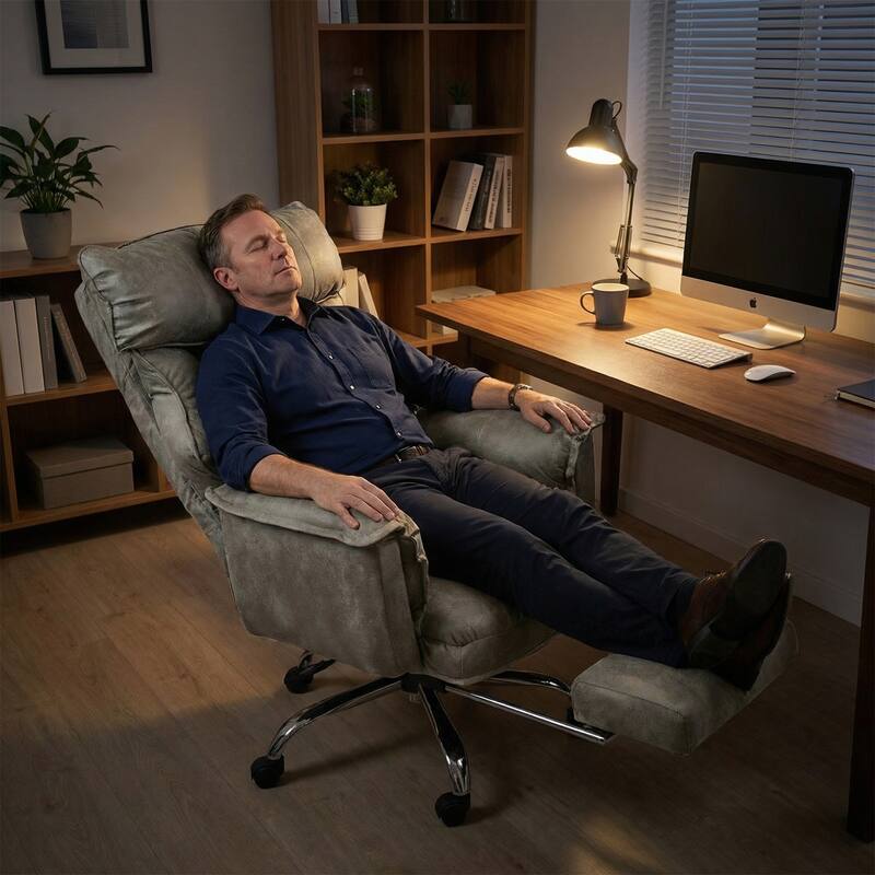 The Leisure Chair is Ergonomic and Suitable for Home, Office or Bedroom.