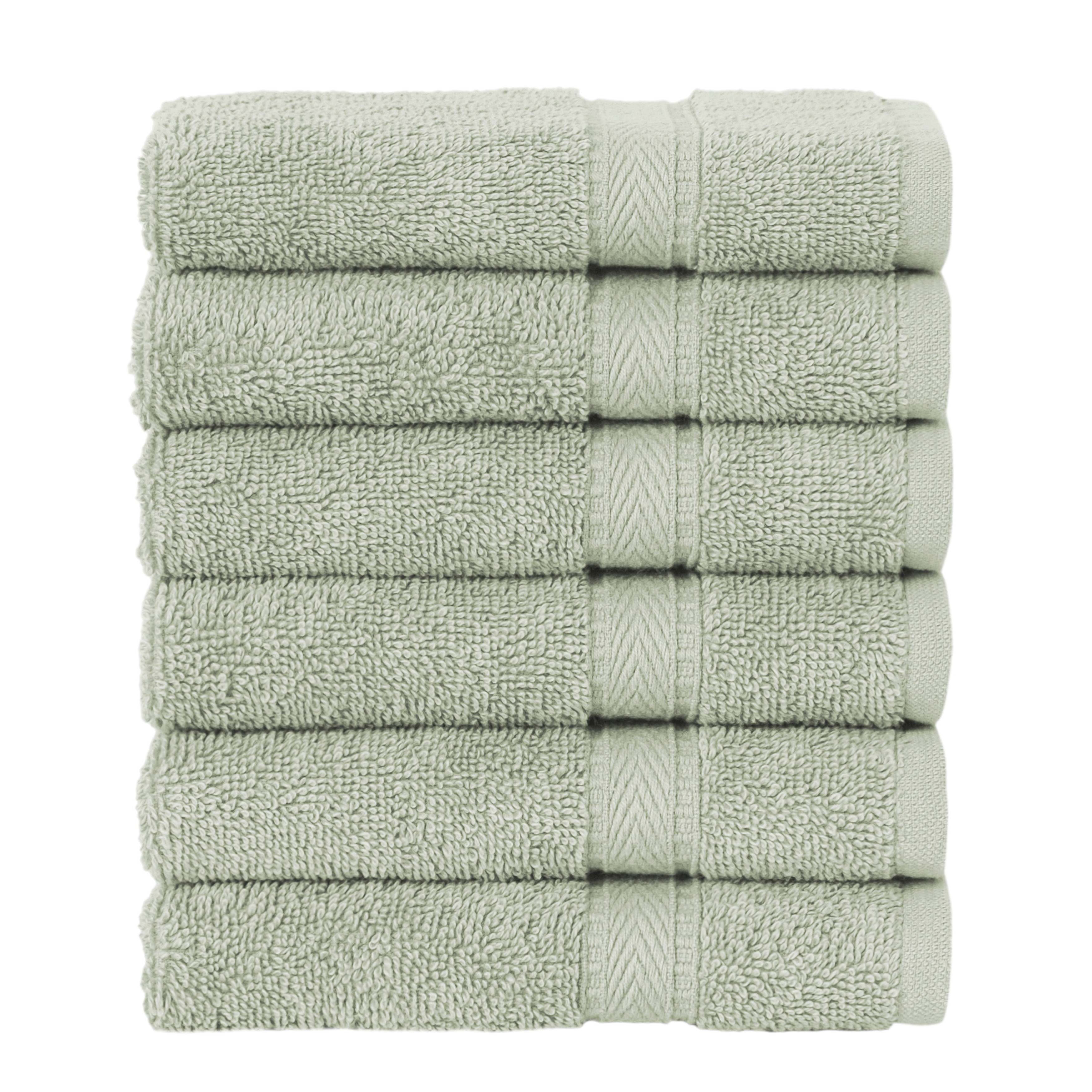 Authentic Hotel and Spa Omni Turkish Cotton Terry Washcloths (Set of 6) -  On Sale - Bed Bath & Beyond - 11090783