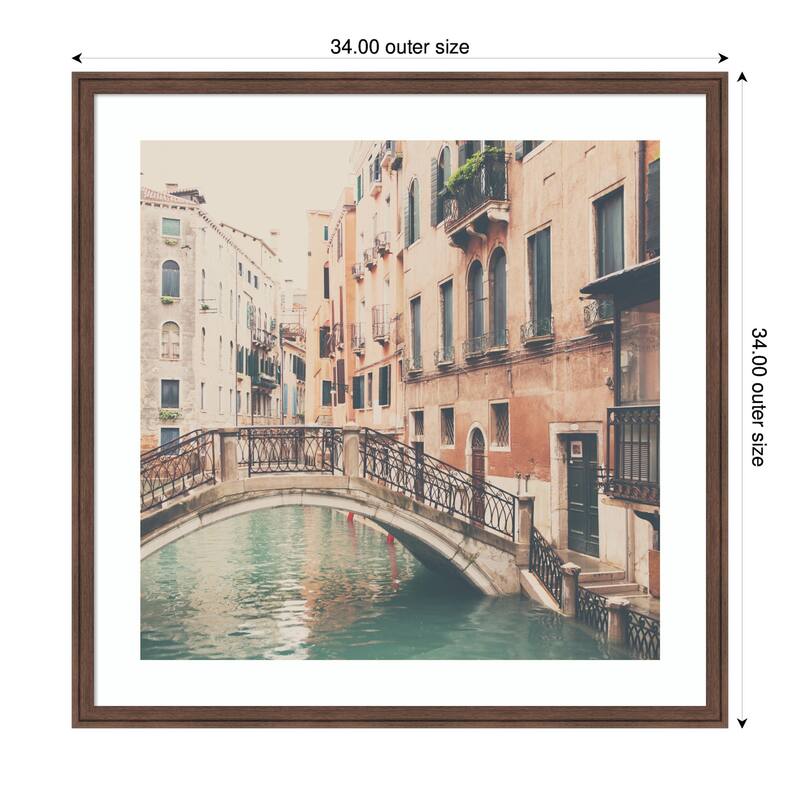 Kate and Laurel Framed Art Wandering The Streets of Venice by Laura Evans