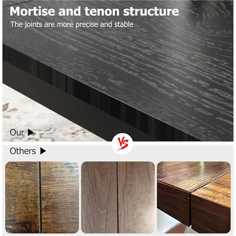 71 Inch Dining Table for Dining Room, Living Room - N/A