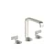 Option Polished Nickel / Transparent White Wave