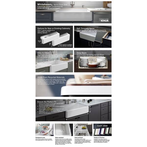 Kohler Whitehaven 36