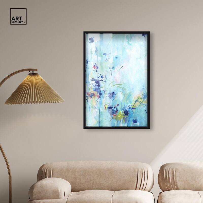 Heavenly Blue I Shadowbox by Art Remedy