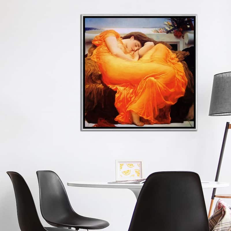 iCanvas "Flaming June" by Frederic Leighton Framed