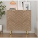 preview thumbnail 1 of 7, Anmytek Modern Wood 2-Door Buffet Sideboard Kitchen Accent Cabinet with Adjustable Shelf - 30.8" W x 15.7" D x 30.5" H