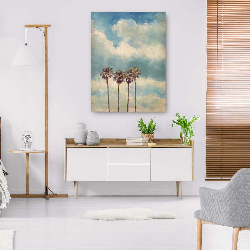 Vintage Palms By Studio Arts Canvas Art Print