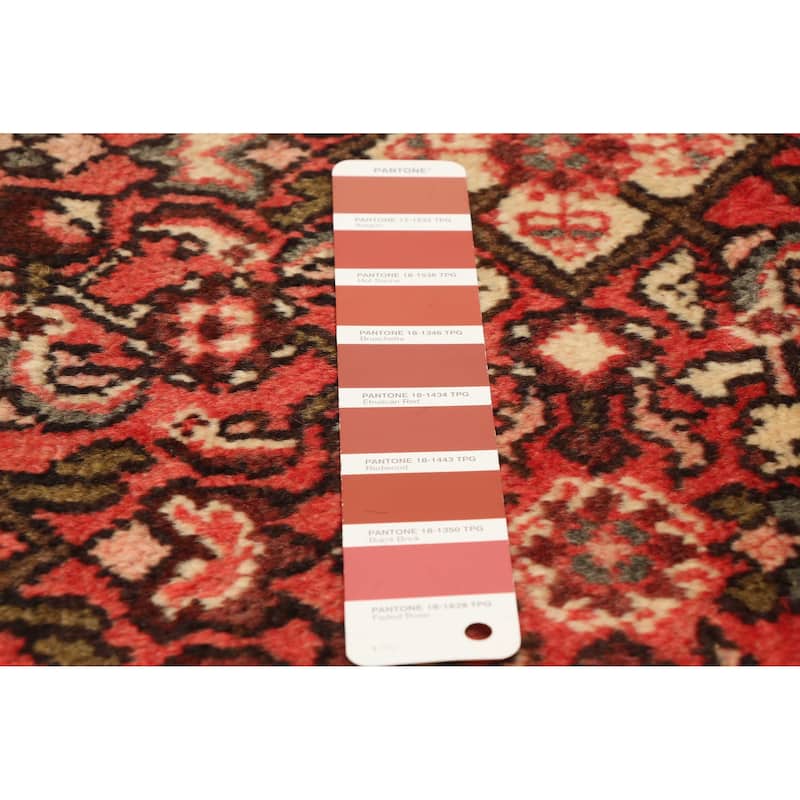 ECARPETGALLERY Hand-knotted Andelz Red Wool Rug - 3'8 x 9'1