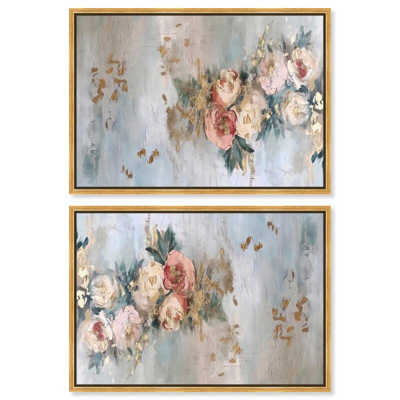 Sneaker Glitz and Glam Cover II Canvas by Art Remedy - 10" x 15" - Gold