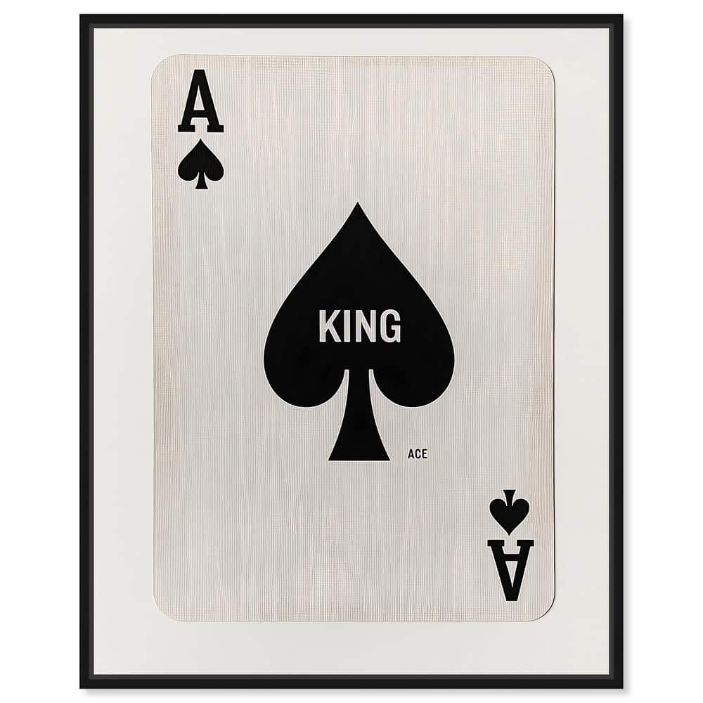 King of Spades Canvas by Art Remedy