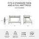 preview thumbnail 20 of 18, Avenue Greene Casey Twin over Full Metal Bunk Bed