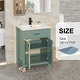preview thumbnail 133 of 143, Modern Bathroom Vanity with Sink & Faucet Storage Cabinet Set