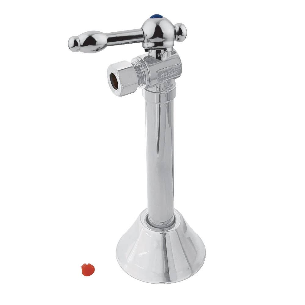 Kingston Brass Vintage 5-1/2 Inch Tall Angle Stop with 1/2 Inch Sweat,