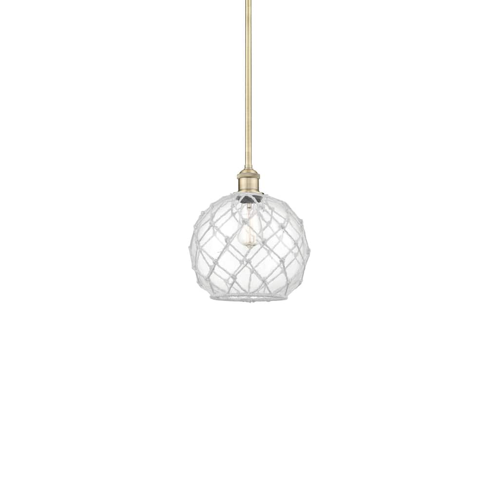 Innovations Lighting 616-1S-12-10 Farmhouse Rope Pendant Farmhouse