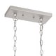 preview thumbnail 38 of 48, Acroma 3 - Light Linear Modern Farmhouse Rectangle Chandelier - N/A