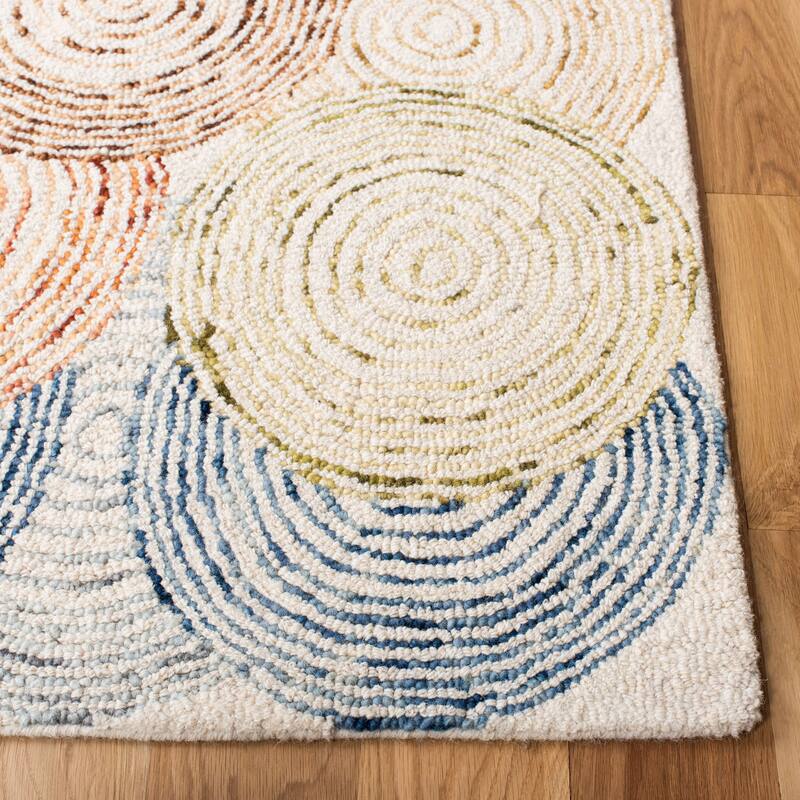 SAFAVIEH Handmade Capri Semsa Modern Wool Rug