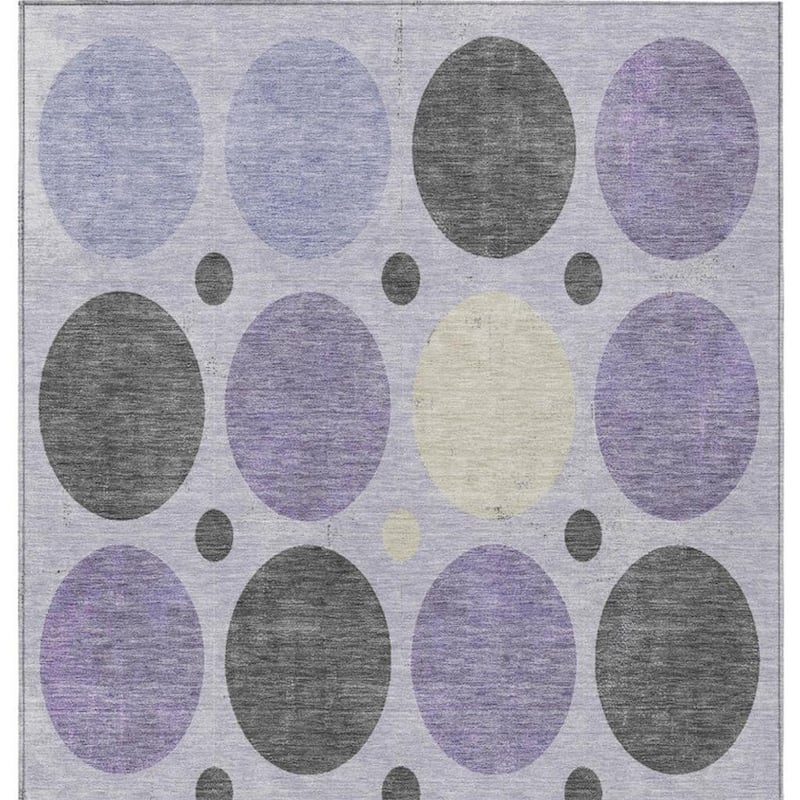 HomeRoots Geometric Transitional Rectangle Outdoor Rug