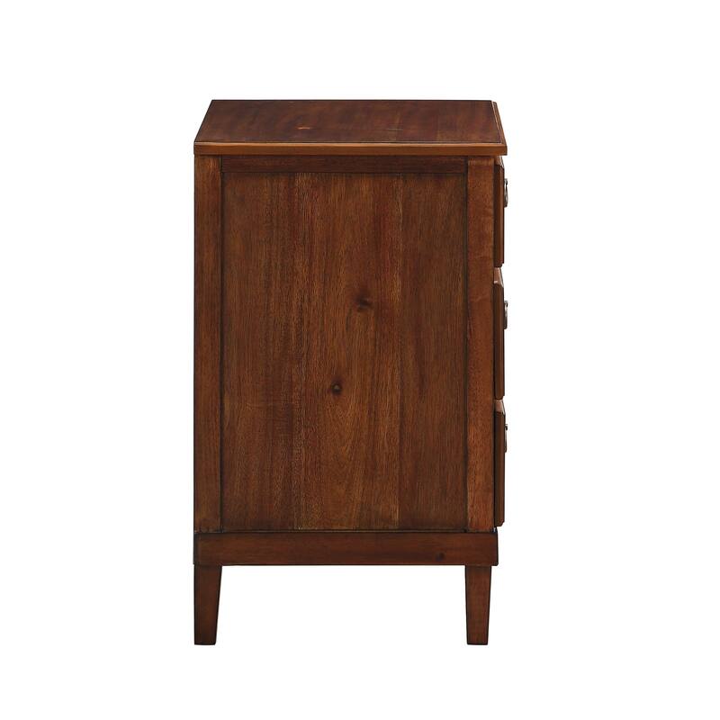 Canfield Brown 3-drawer Nightstand by Greyson Living