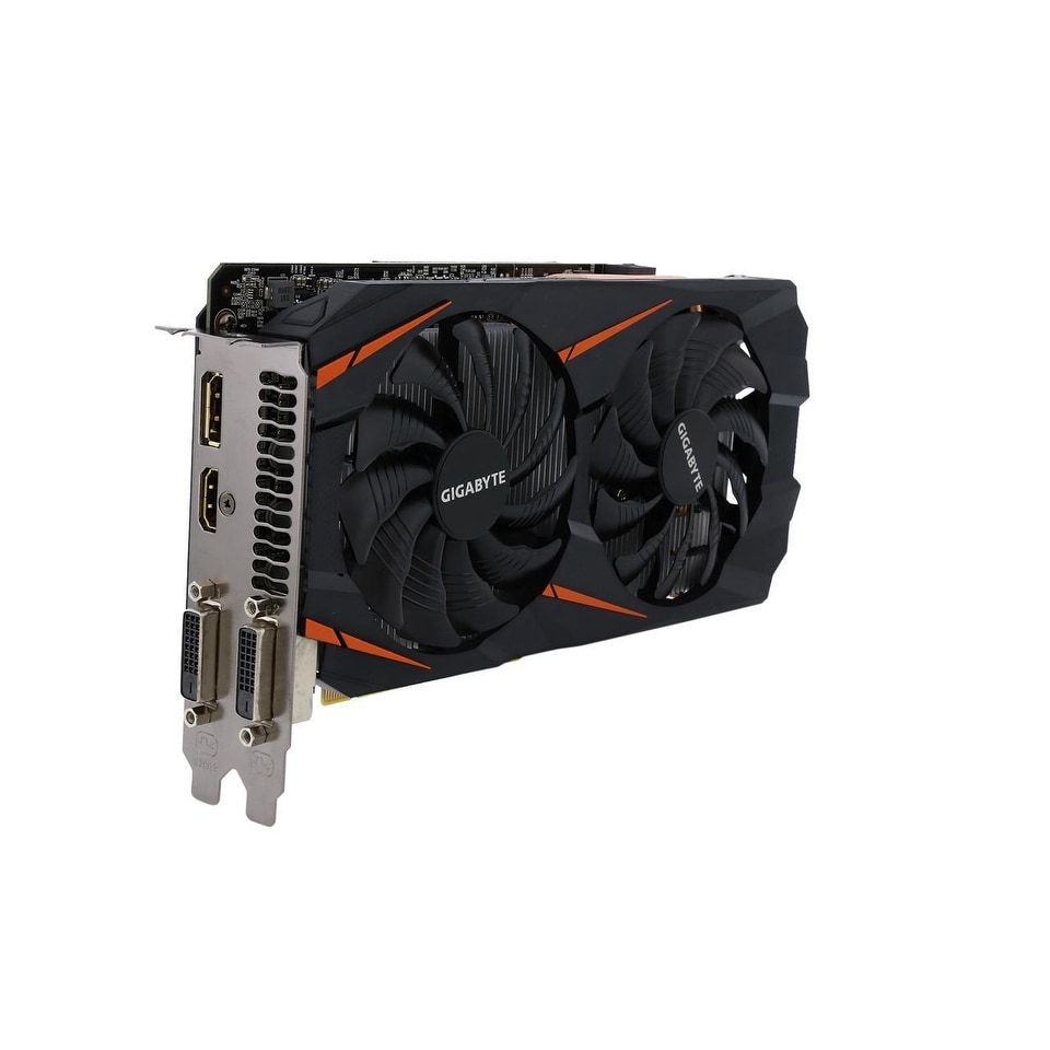 Shop Gigabyte Gv N1060wf2oc 3gd Geforce Gtx 1060 Windforce Oc 3gb 192 Bit Gddr5 Graphics Card Overstock 18005339
