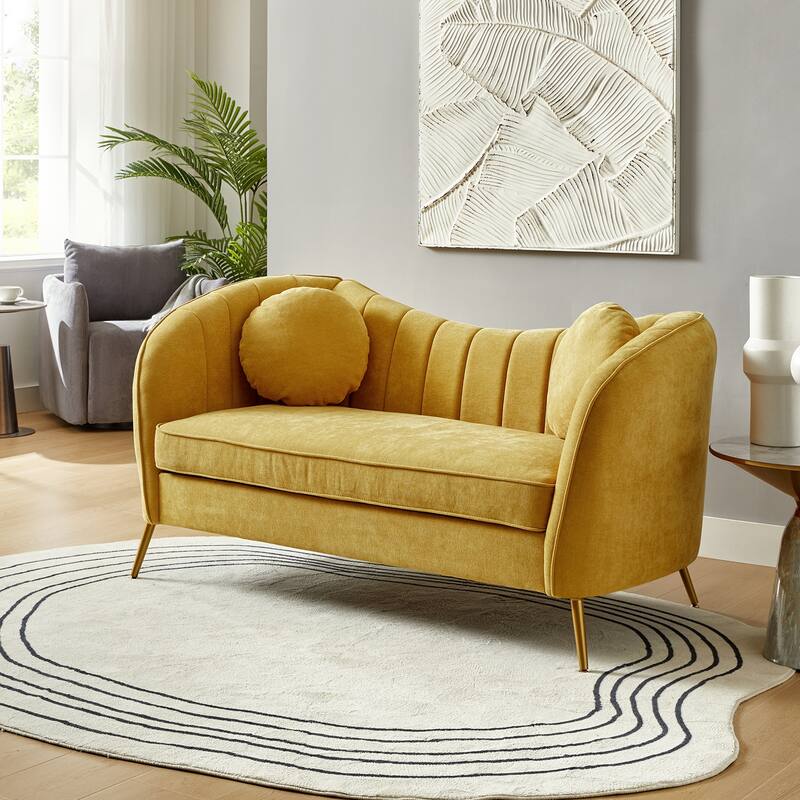 Cecilia 64.6" Wide Loveseat with Removable Cushions