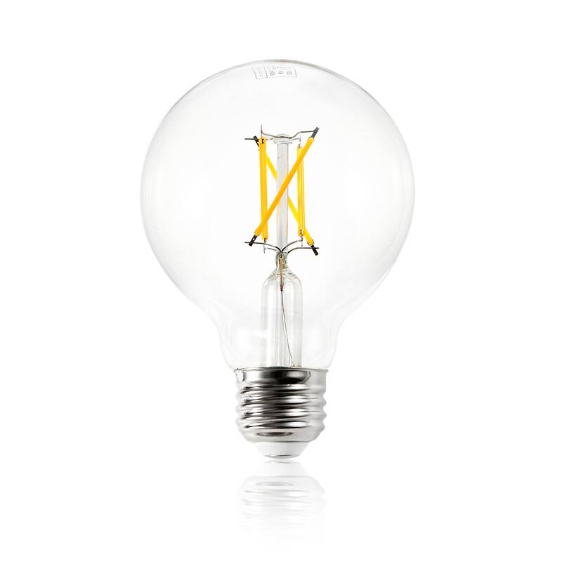 Light Society Set of 4 Niva G25 LED Filament Light Bulbs