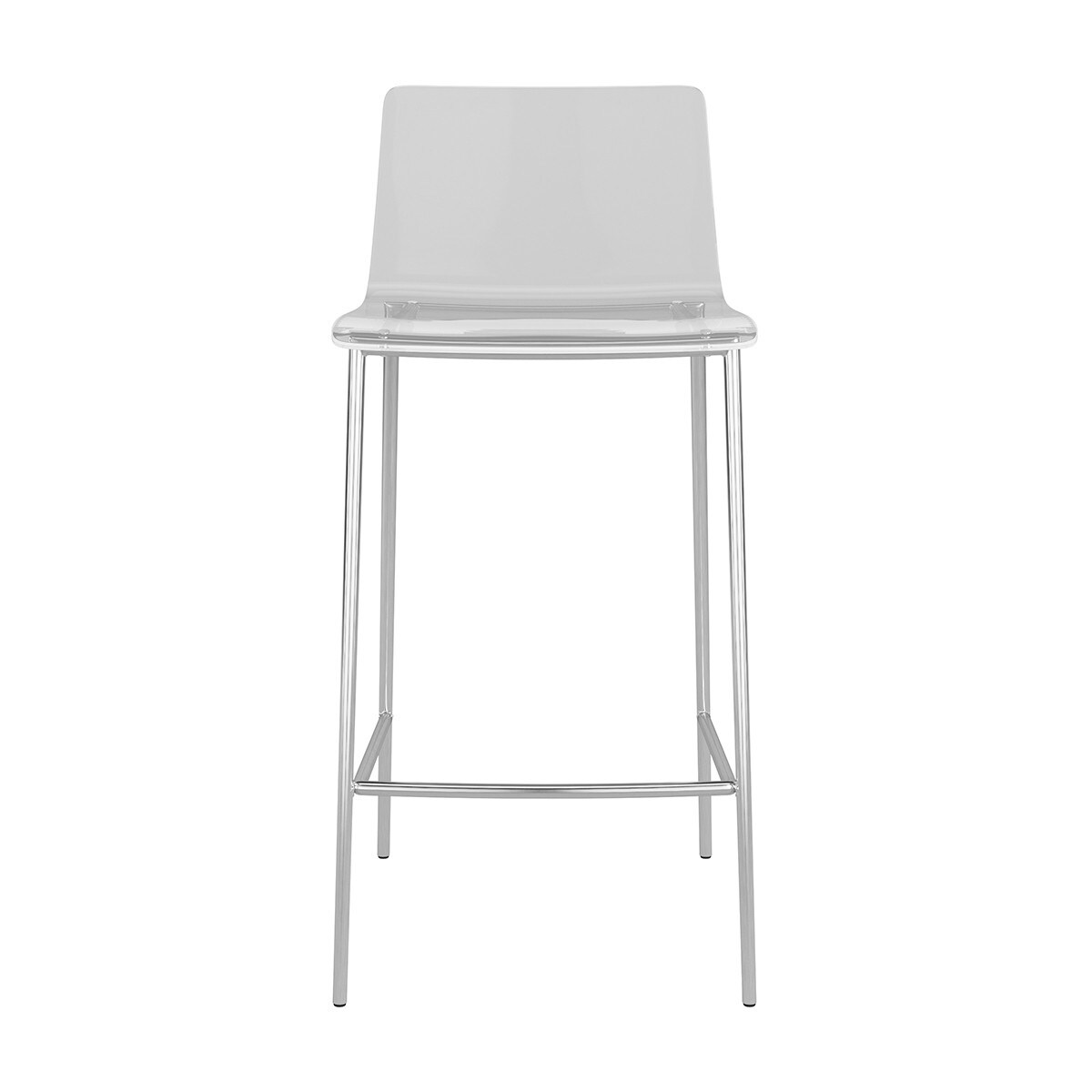 Nickel shop counter stool