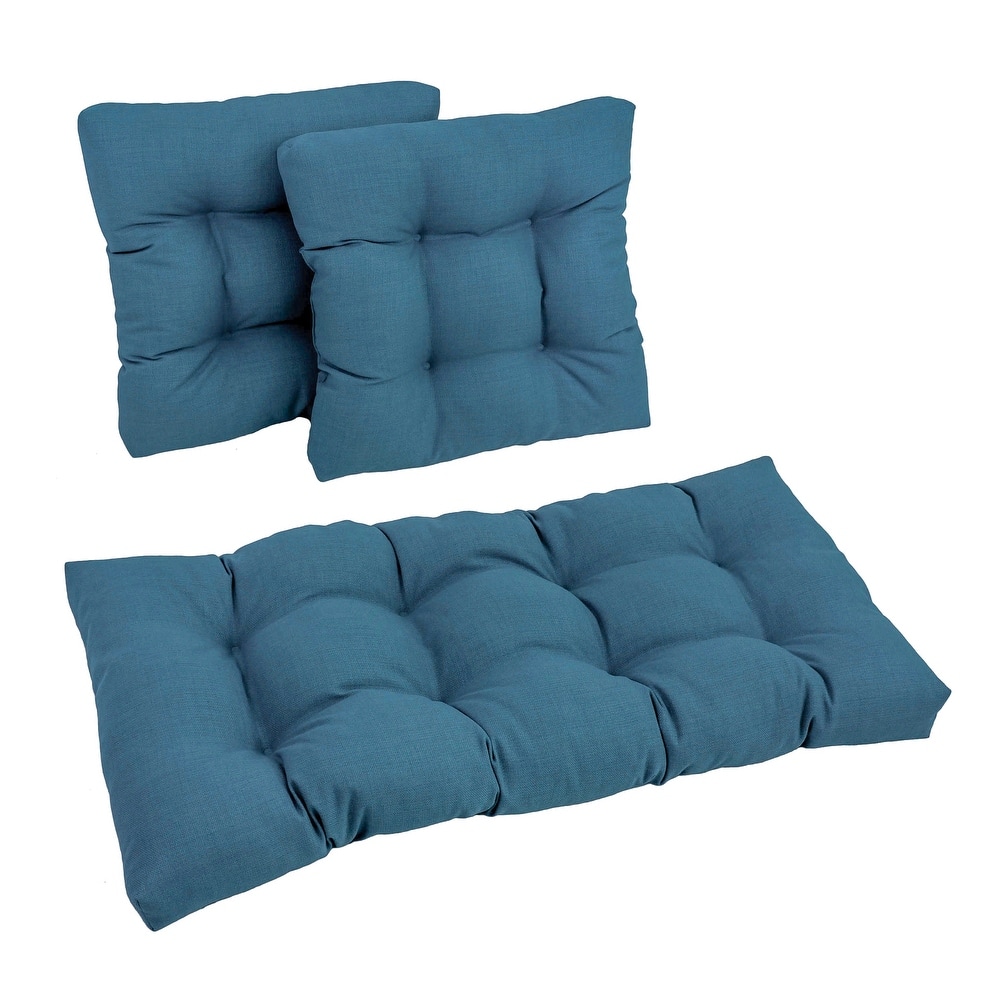 Blazing Needles All-Weather 3-piece Indoor/ Outdoor Cushion Set