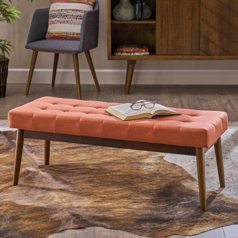 Window Bench Dining Bench Footrest Hallway Bench Piano Bench - Coral