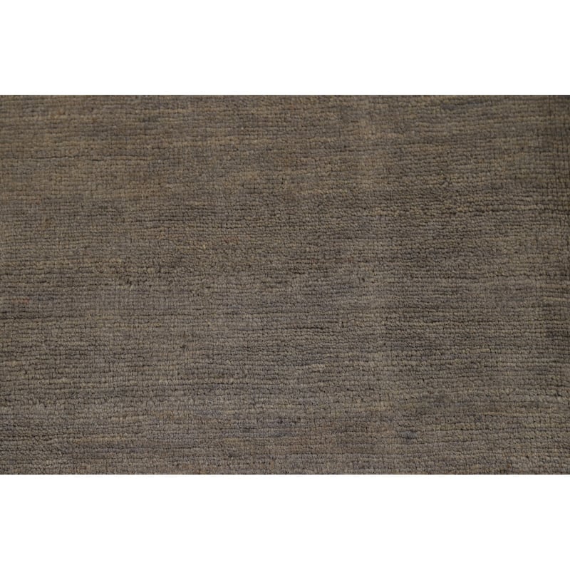 Gray & Beige Gabbeh Modern Foyer Rug Handmade Wool Carpet - 3'4"x 4'10"