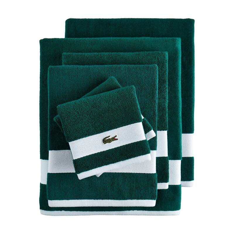Lacoste Sport Stripe Supima Cotton 6-Piece Towel Set