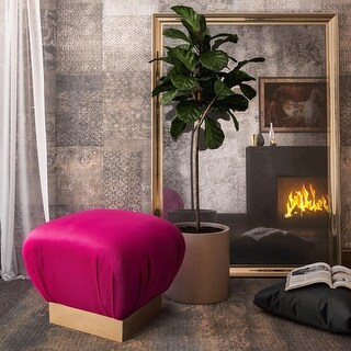 Shop Lotus Hot Pink Ottoman On Sale Overstock 21529958,Transparent Top View Png Office Furniture Transparent Background