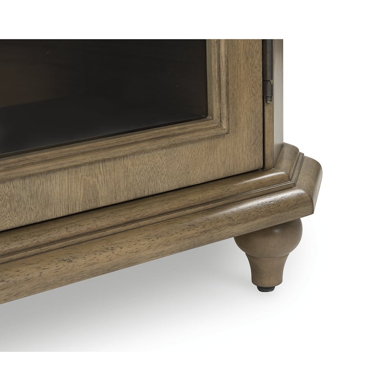Signature Design by Ashley Barlomore Brown Accent Cabinet - 68" W x 18" D x 36" H