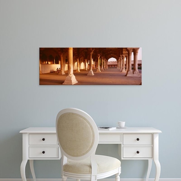 Easy Art Prints Panoramic Images's 'Interiors of a fort, Agra Fort, Agra, Uttar Pradesh, India' Premium Canvas Art