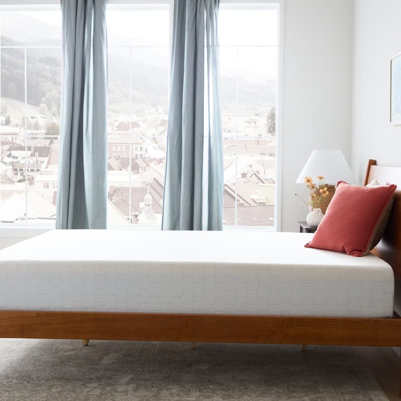 Linenspa Cooling Gel Memory Foam Mattress with Green Tea Infusion - 6, 8, 10, 12 Inch