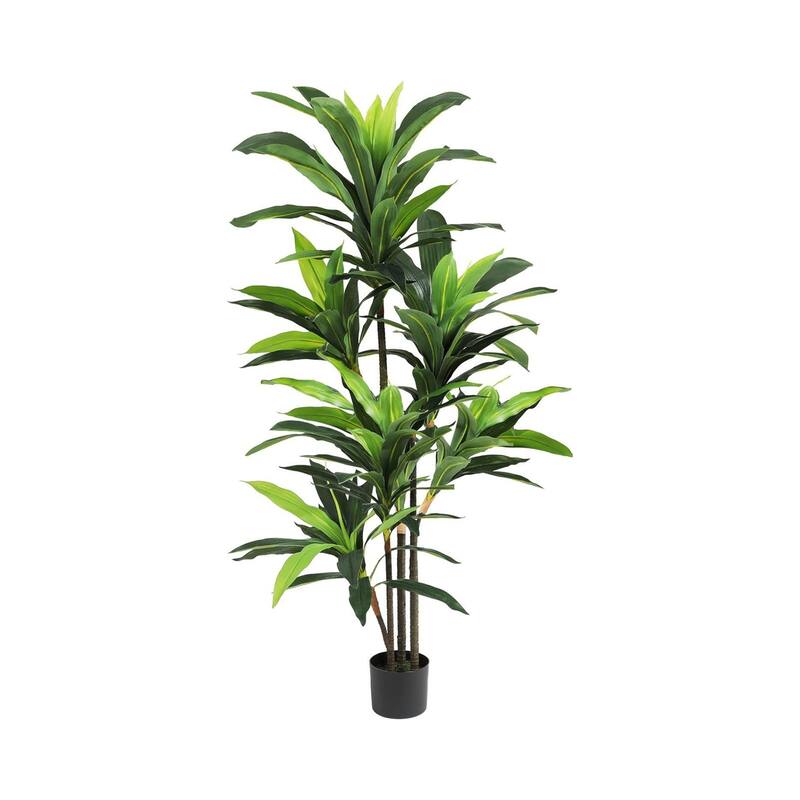 Artificial Faux Yucca Dracaena Plant for Home Office Living Room Decor