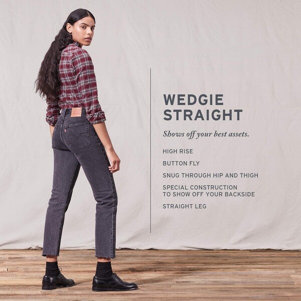 levi's women's wedgie straight jeans