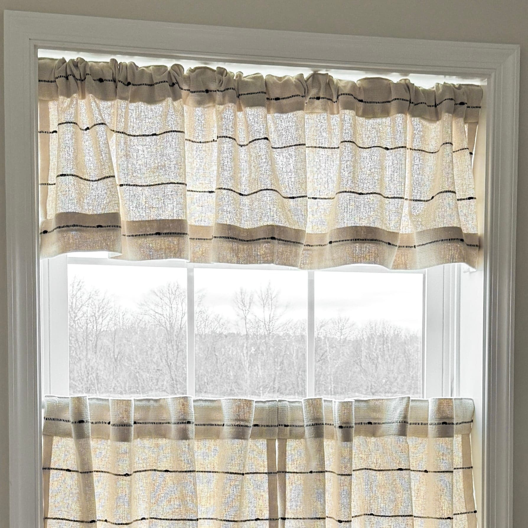 Farmcloth Stripe Valance