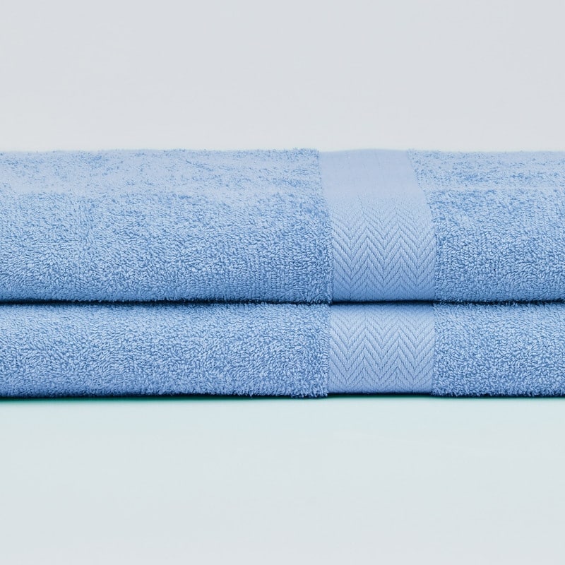 Deluxe 2-Piece 100 Cotton Bath Sheet