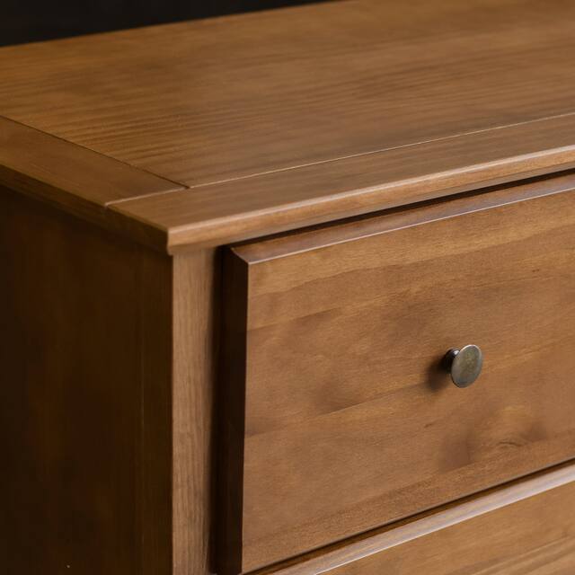 Grain Wood Furniture Shaker-style 6-drawer Solid Wood Dresser