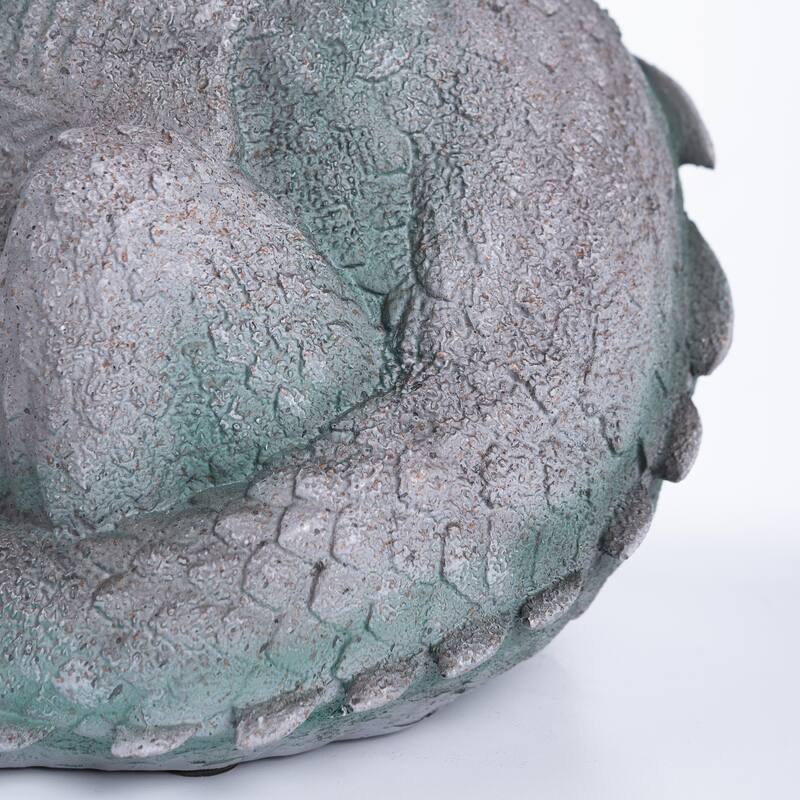 15 in. Sleeping Baby Dragon Planter