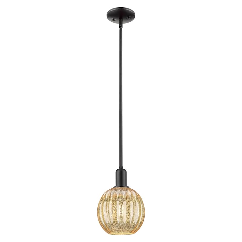 Innovations Lighting 716-1S-G458-7ME Preston 7" Wide Mini Pendant with