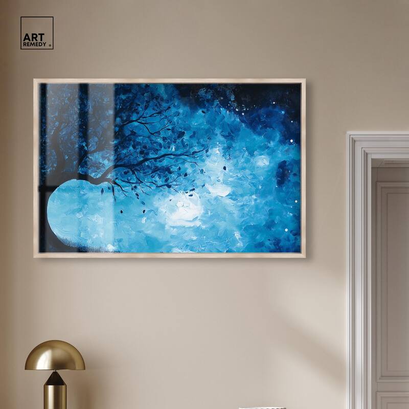 Fire and Ice Tree II Shadowbox by Art Remedy