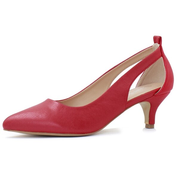 womens kitten heel pumps
