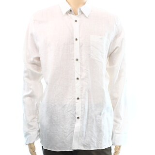 white linen button down shirt mens