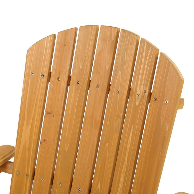 Outdoor Folding Fir Adirondack Chair