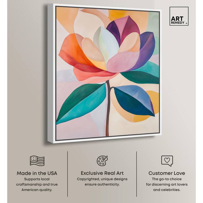 Magnolia in Color I Canvas by Art Remedy