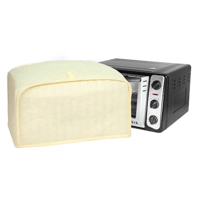 Solid Natural Toaster Oven/Broiler Cover, Appliance Not Included
