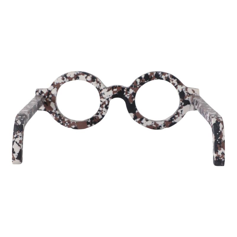 Stone Decorative Object Unique Eyewear Shape with Sculptural Design - 9" x 8" x 3"