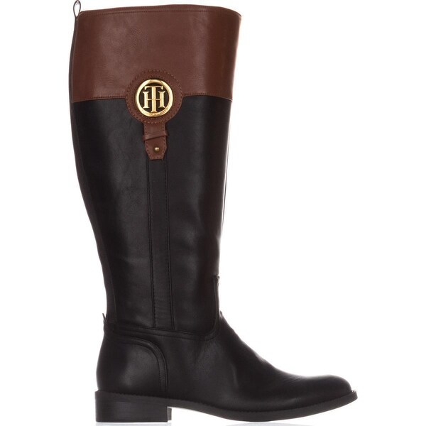 tommy hilfiger wide calf riding boots