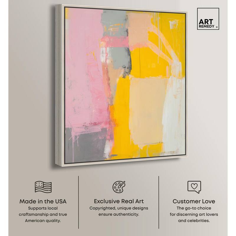 Tangerine Blush I Canvas by Art Remedy